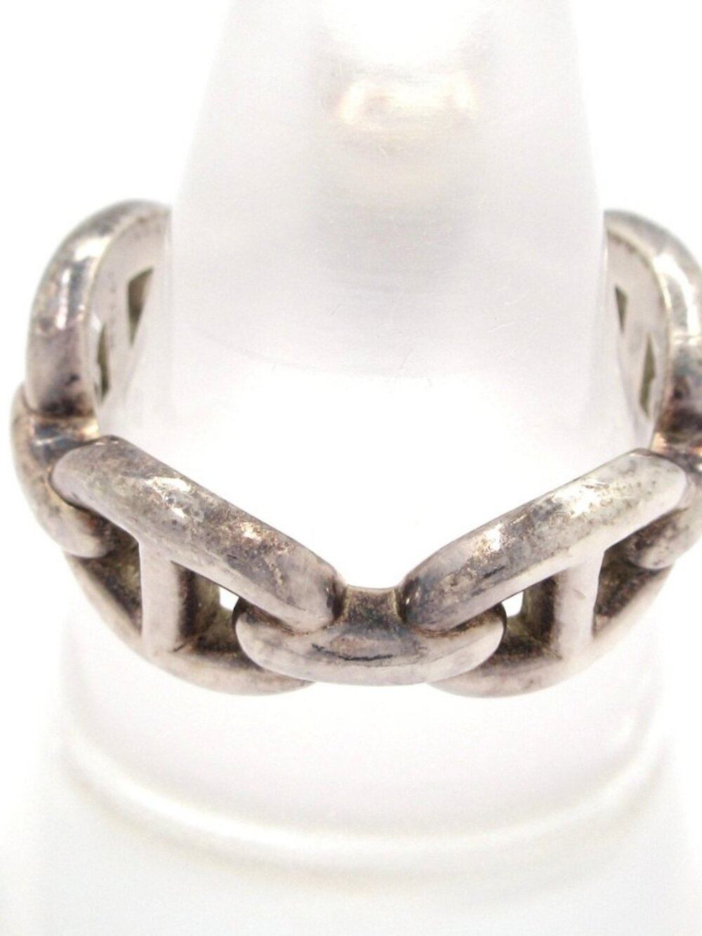 HERMES Chene Dunkle Enchene PM - Silver Ring - Picture 9 of 11